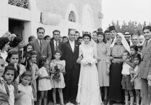 Nunta crestina in Beit Jala, an 1940
